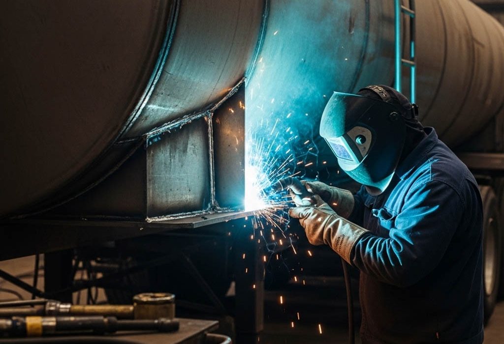 اهمیت جوشکاری تانکرهای فلزی